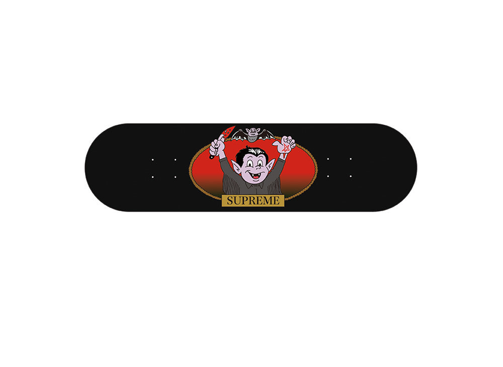 Supreme Vampire Boy Skate Deck Black | Never Ever Boards