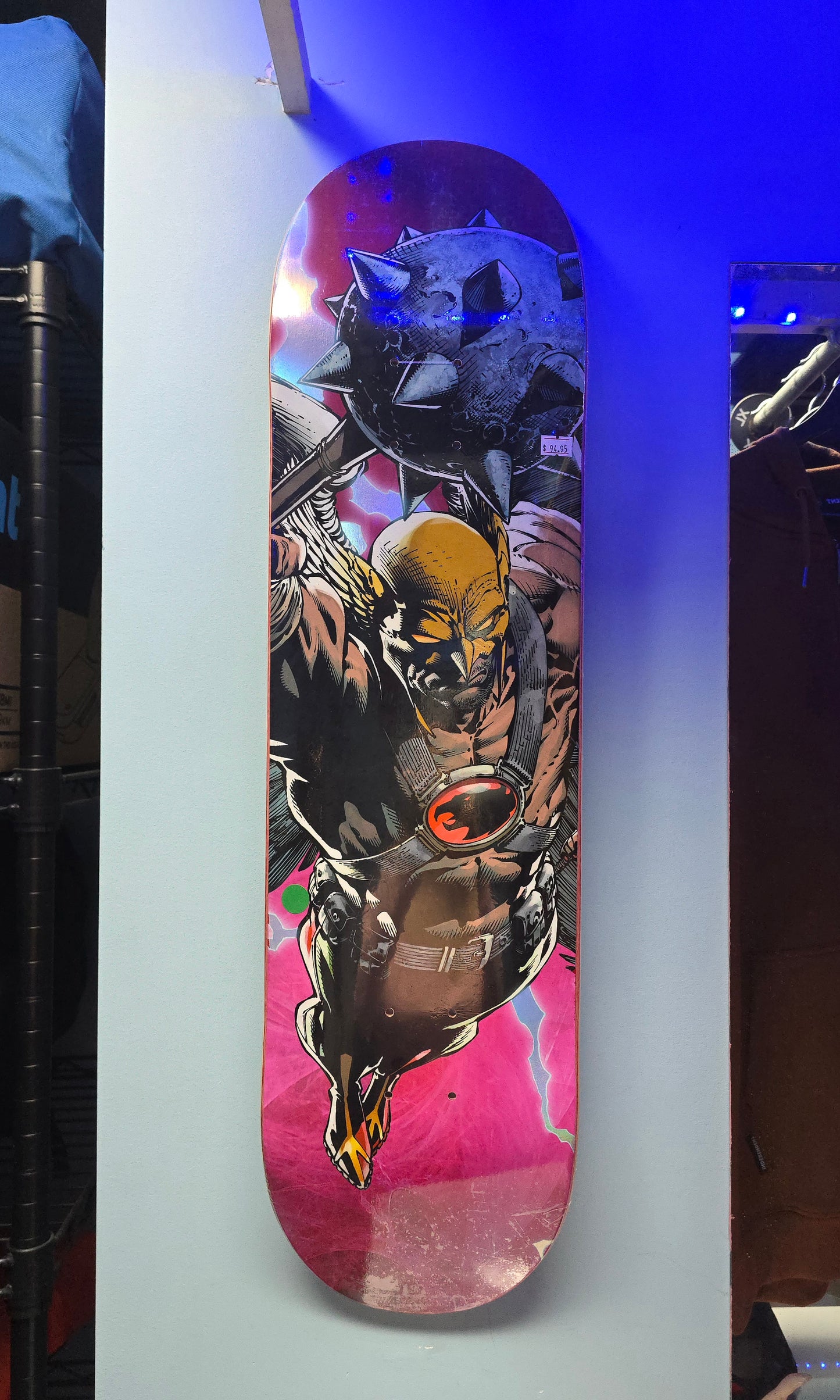 8.25" Color Bars X DC Justice League Hawkman Skate Deck