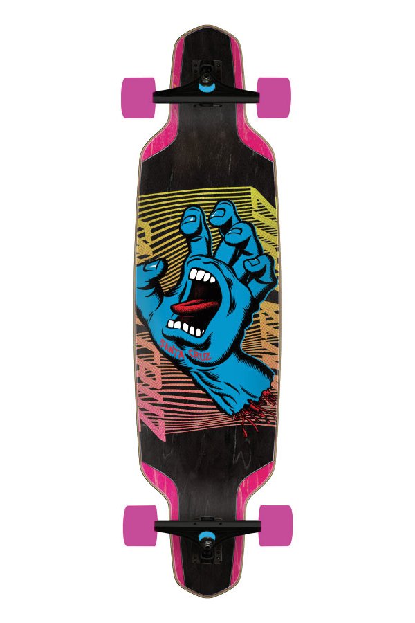 Split Hand 9.50in x 37.52in Drop Down Cruzer Santa Cruz