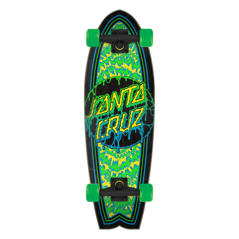 Toxic Dot 8.8in x 27.7in Shark Cruzer Santa Cruz