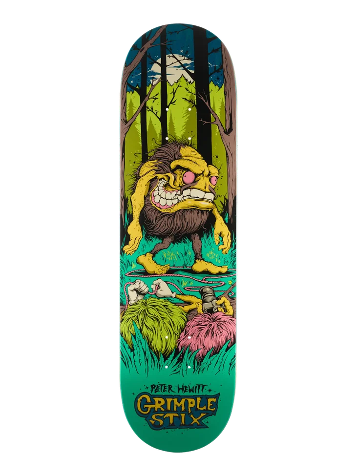8.65" Anti-Hero Hewitt Grimple Stix Gryptids Skate Deck