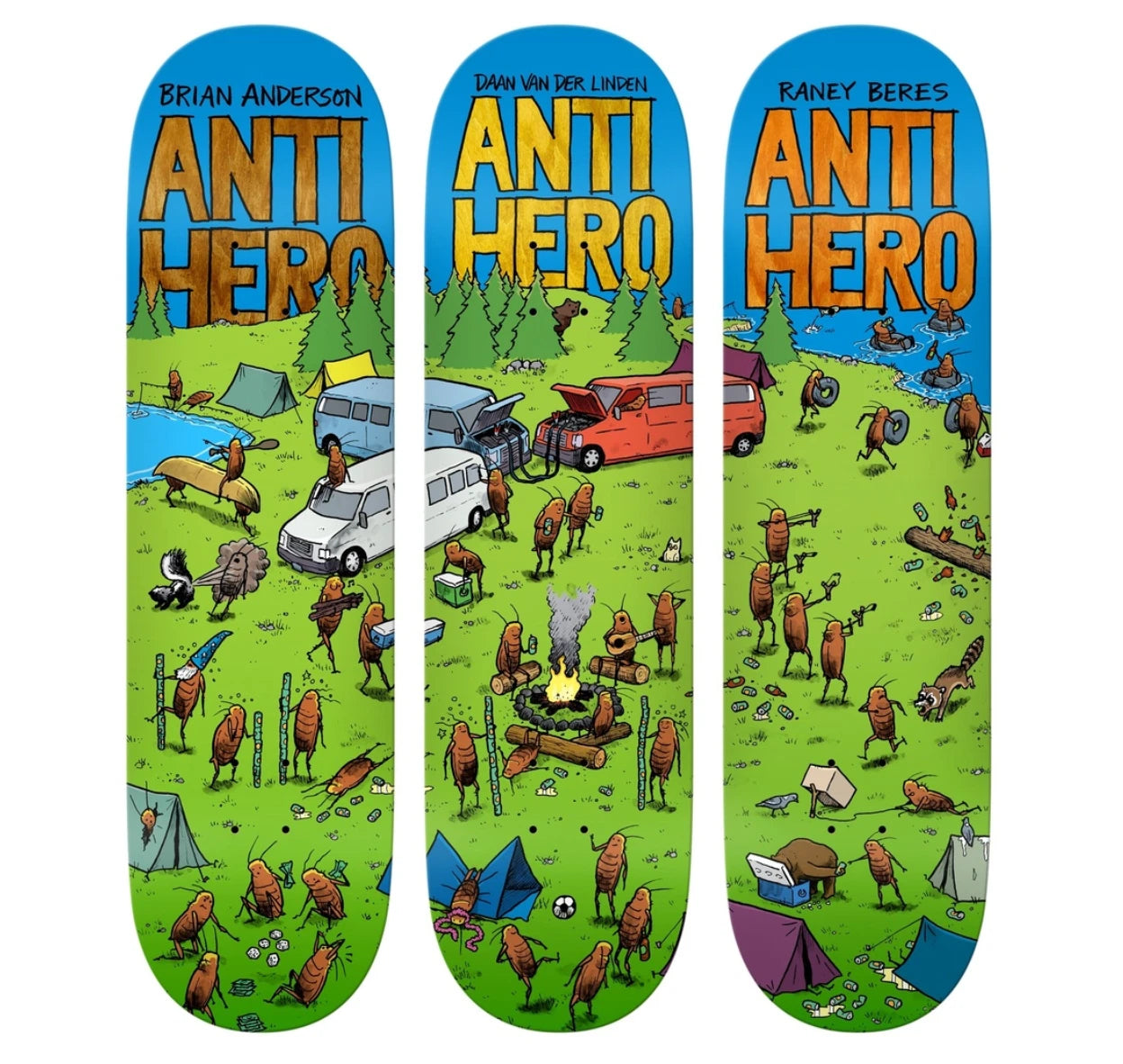 Antihero Roached Out Skate Deck Set