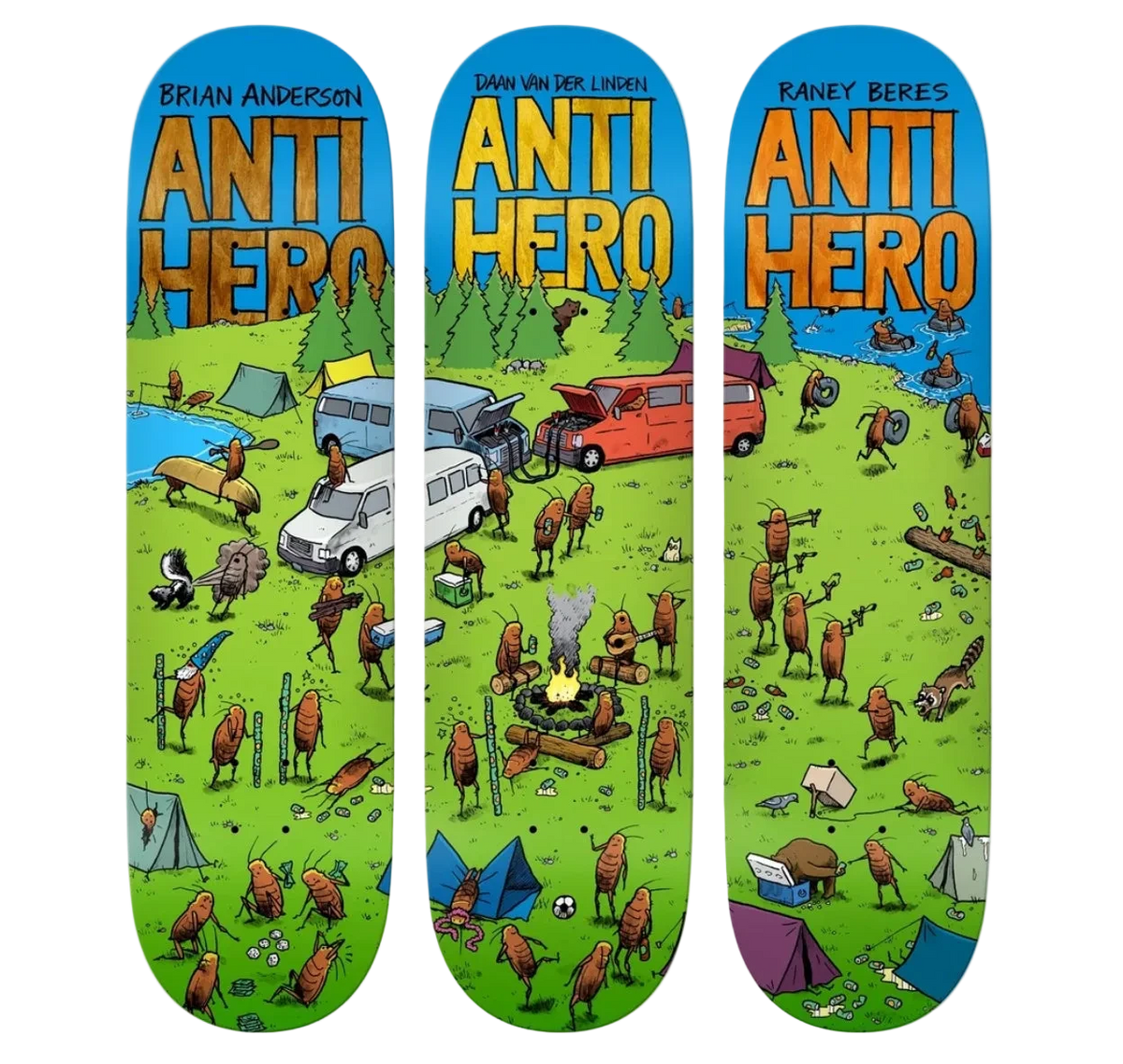 Antihero Roached Out Skate Deck Set