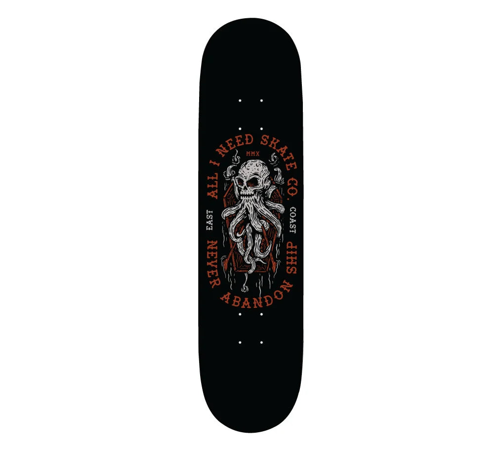 8.25" AIN Skullpuss Skate Deck