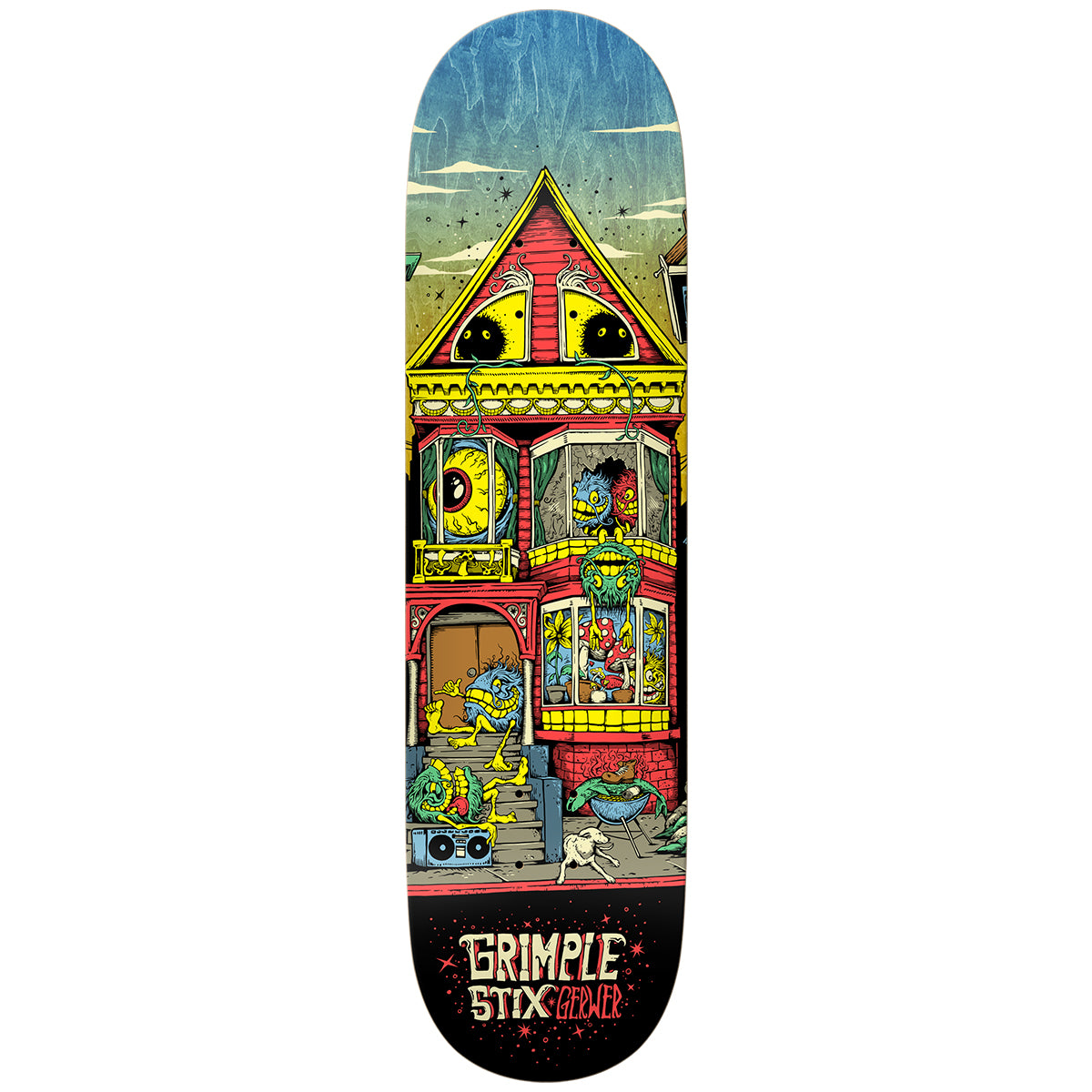 8.25" Anti-Hero Grimple Stix Gerwer Victorians Skate Deck