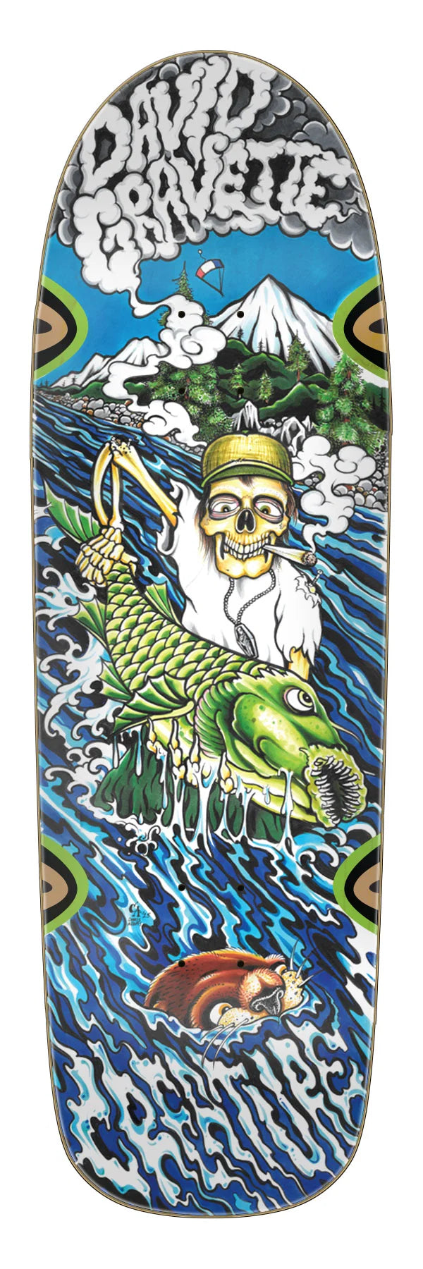 9.0" Creature Gravette Hippie Falls Skate Deck