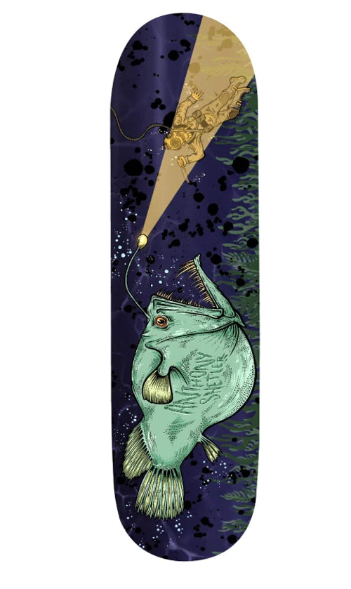 8.25” Anthony Shetler Angler Fish Pro Model Skate Deck