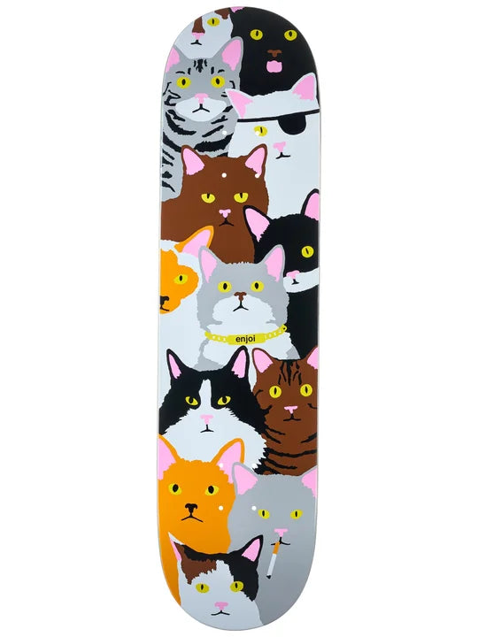 8.0" Enjoi Cat Collage Skate Deck