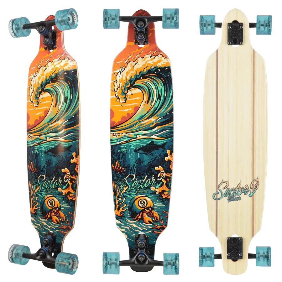 36" Sector 9 Flipside Fractal Longboard