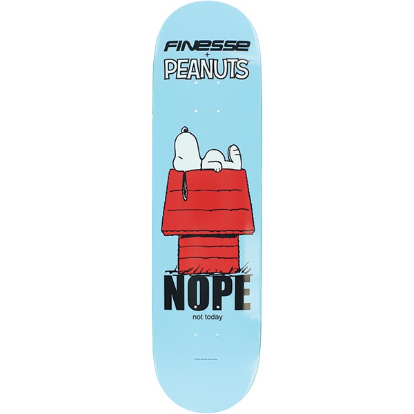 8.12" Finesse X Peanuts No Not Today Skate Deck