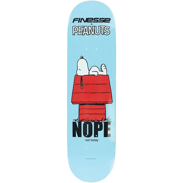 8.12" Finesse X Peanuts No Not Today Skate Deck