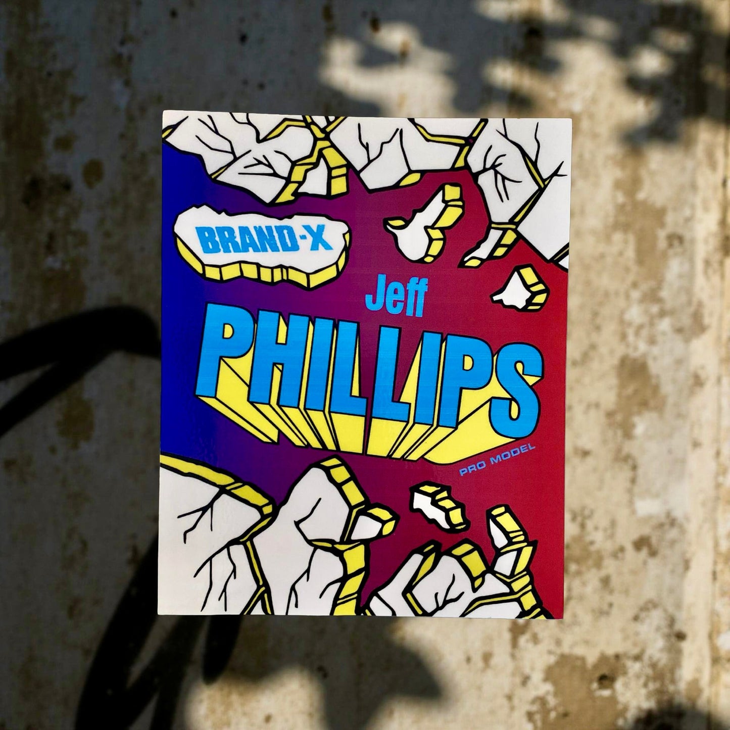 Jeff Phillips BIG Breakout Sticker 5.6"