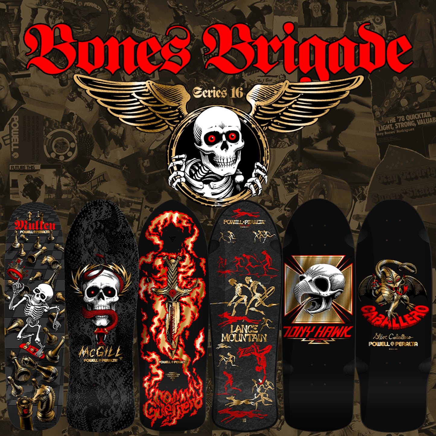 Bones Brigade Series 16 Full Deck Set