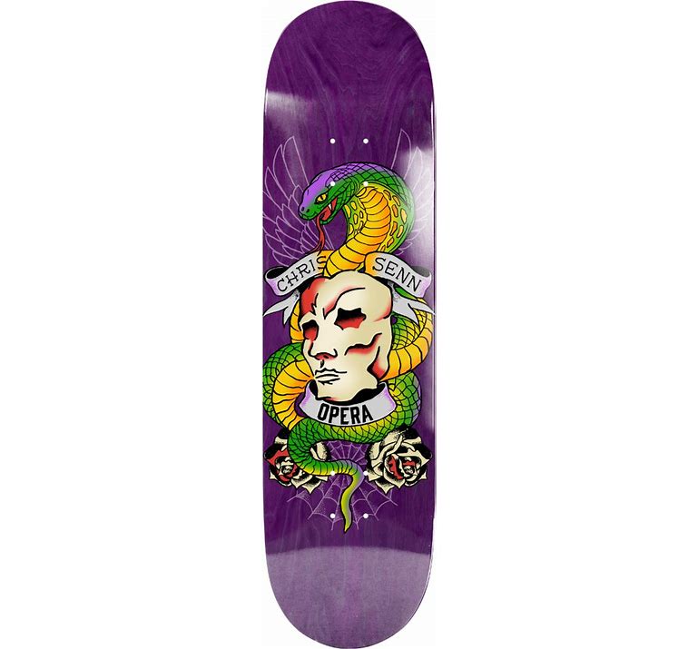 8.75" Opera Senn Guest Skate Deck Skate Shop Day Exclusive