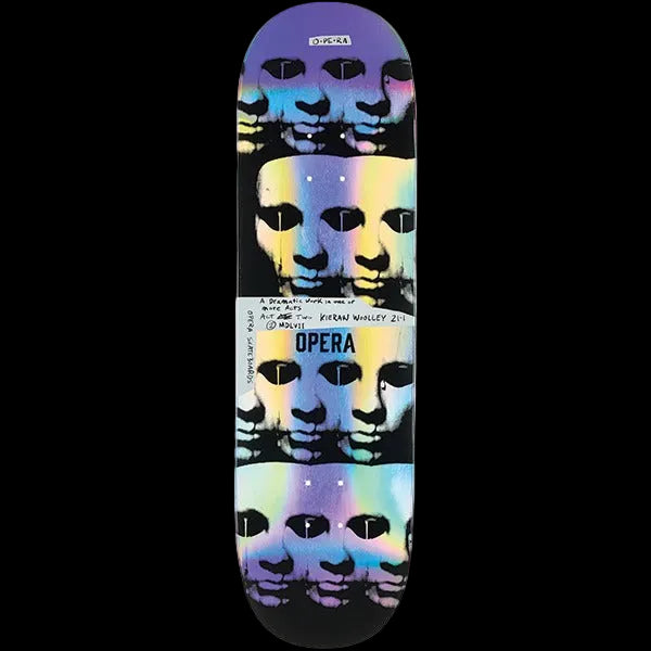 9.0" Opera Woolley Repeater Holographic EX7 Skate Deck