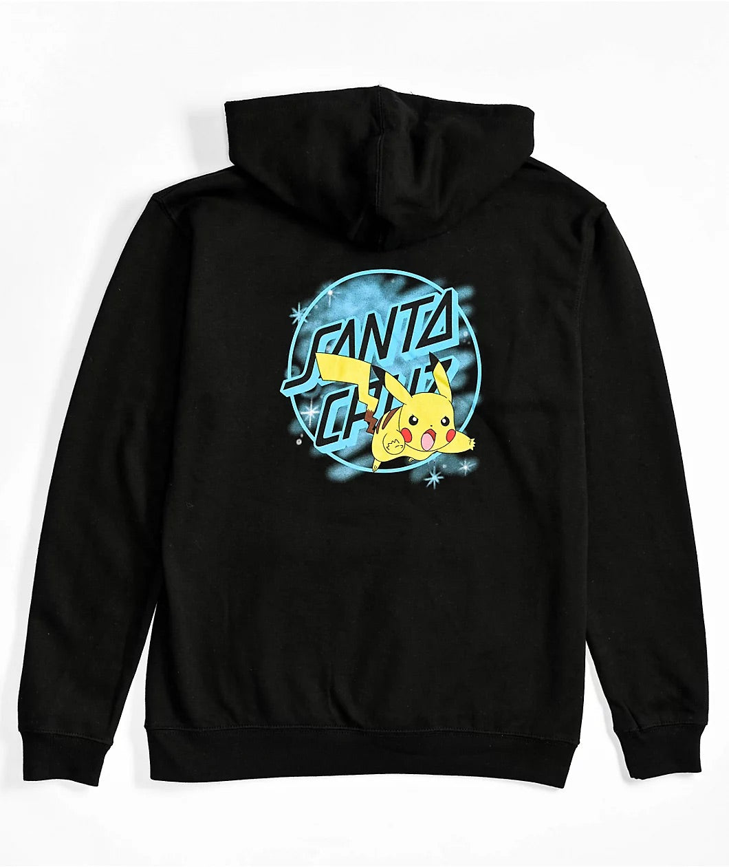 Santa Cruz & Pokémon Youth Pikachu Spray Dot Hoodie