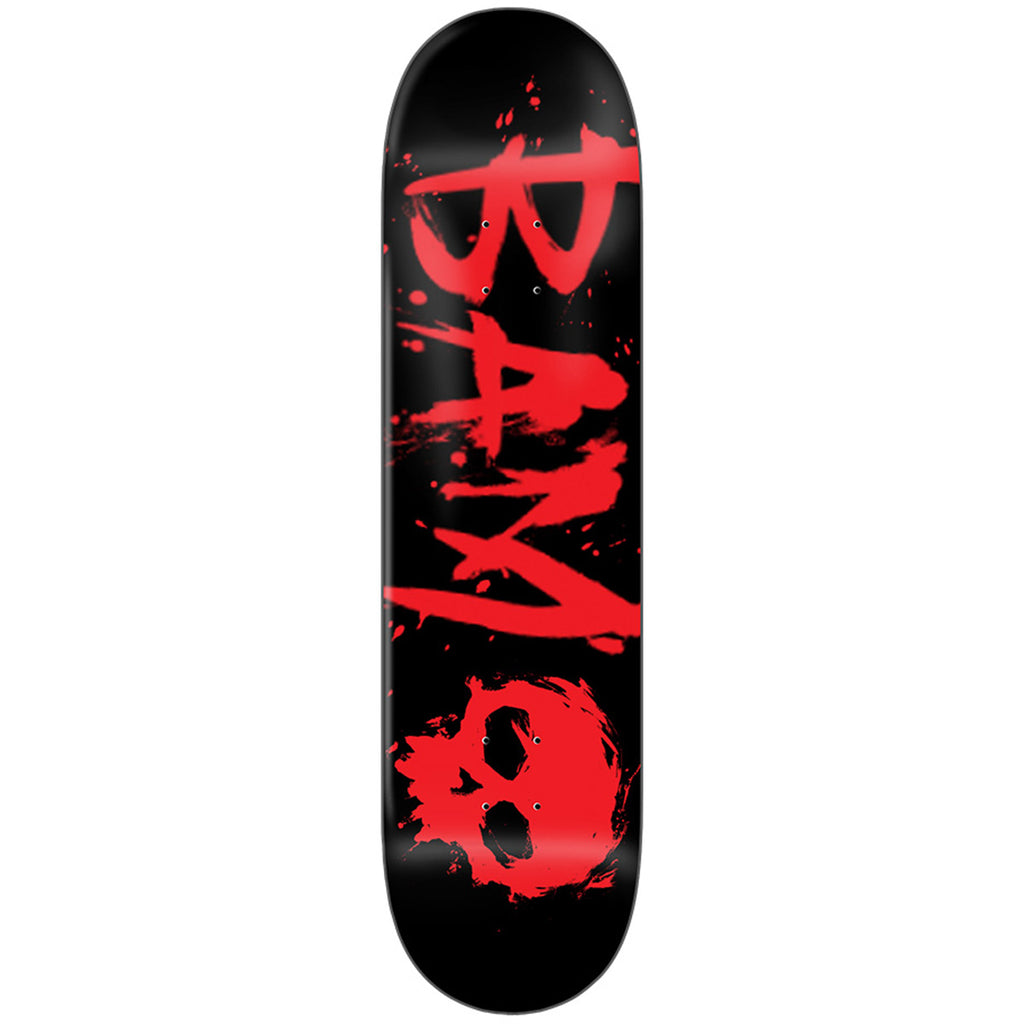8.25" Zero Bam Blood Text Skate Deck