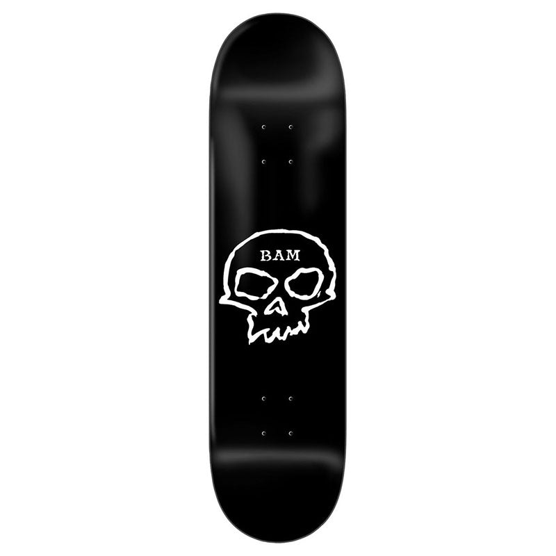 8.25" Zero Bam Skull Skate Deck