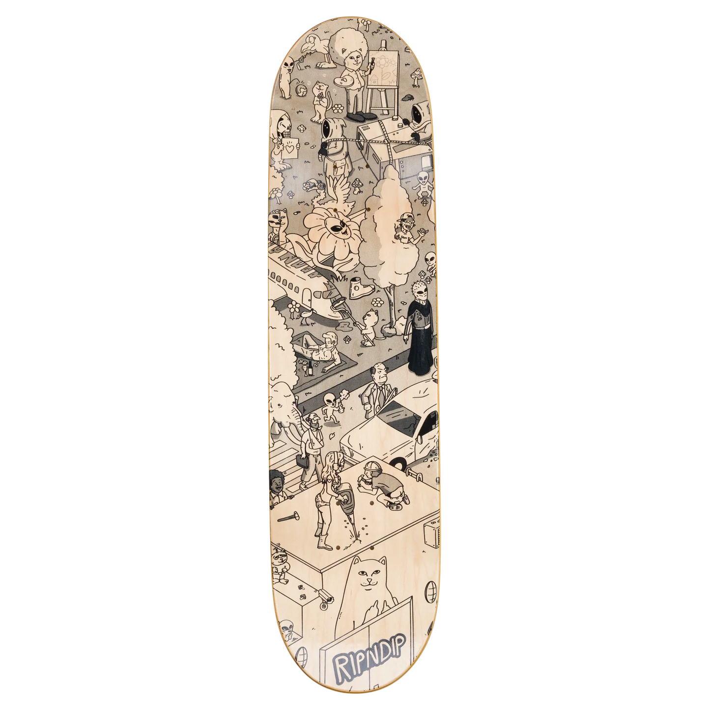 8.25" RIPNDIP Nerm City 1 Skate Deck