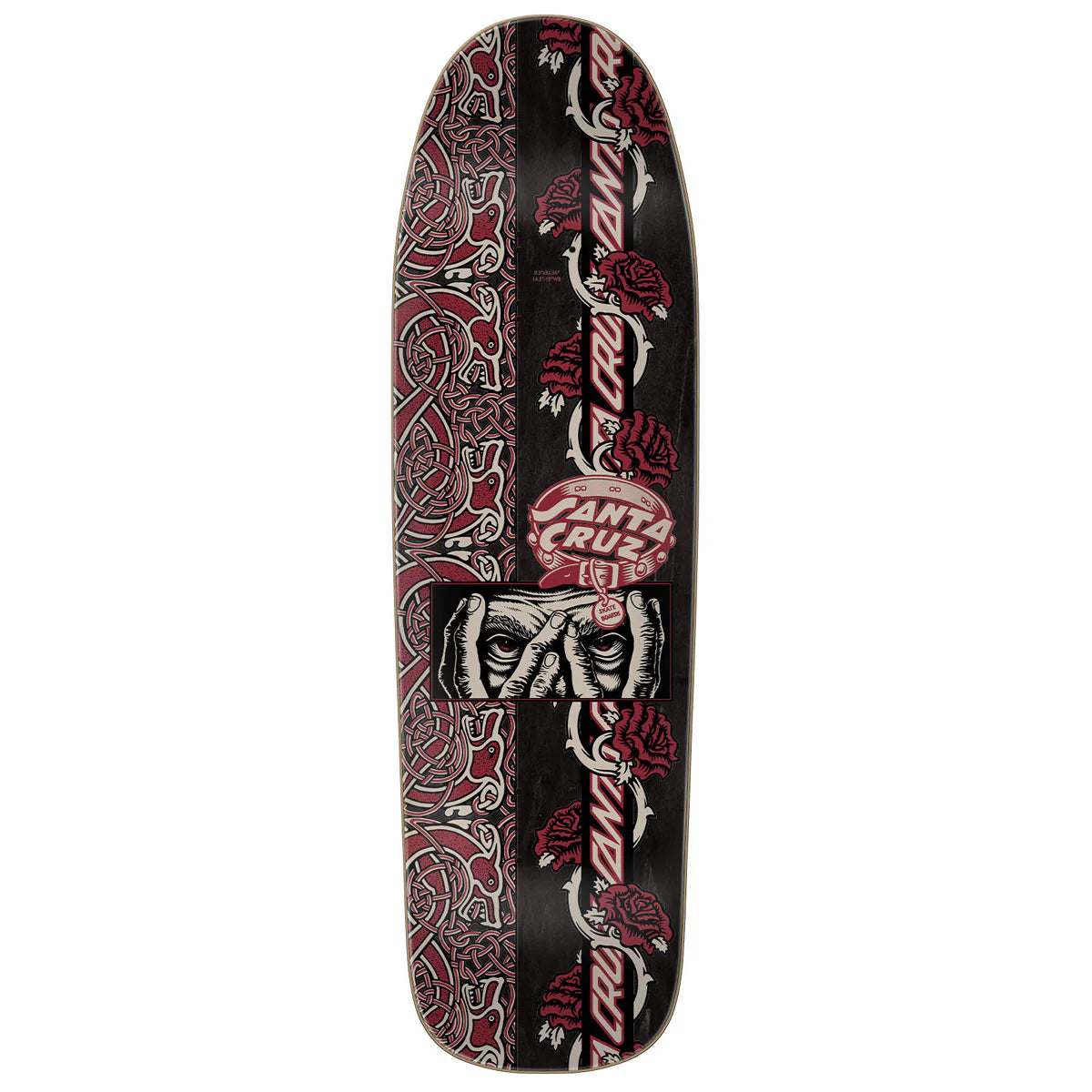 9.3" Santa Cruz Dressen Evo Pro Skate Deck