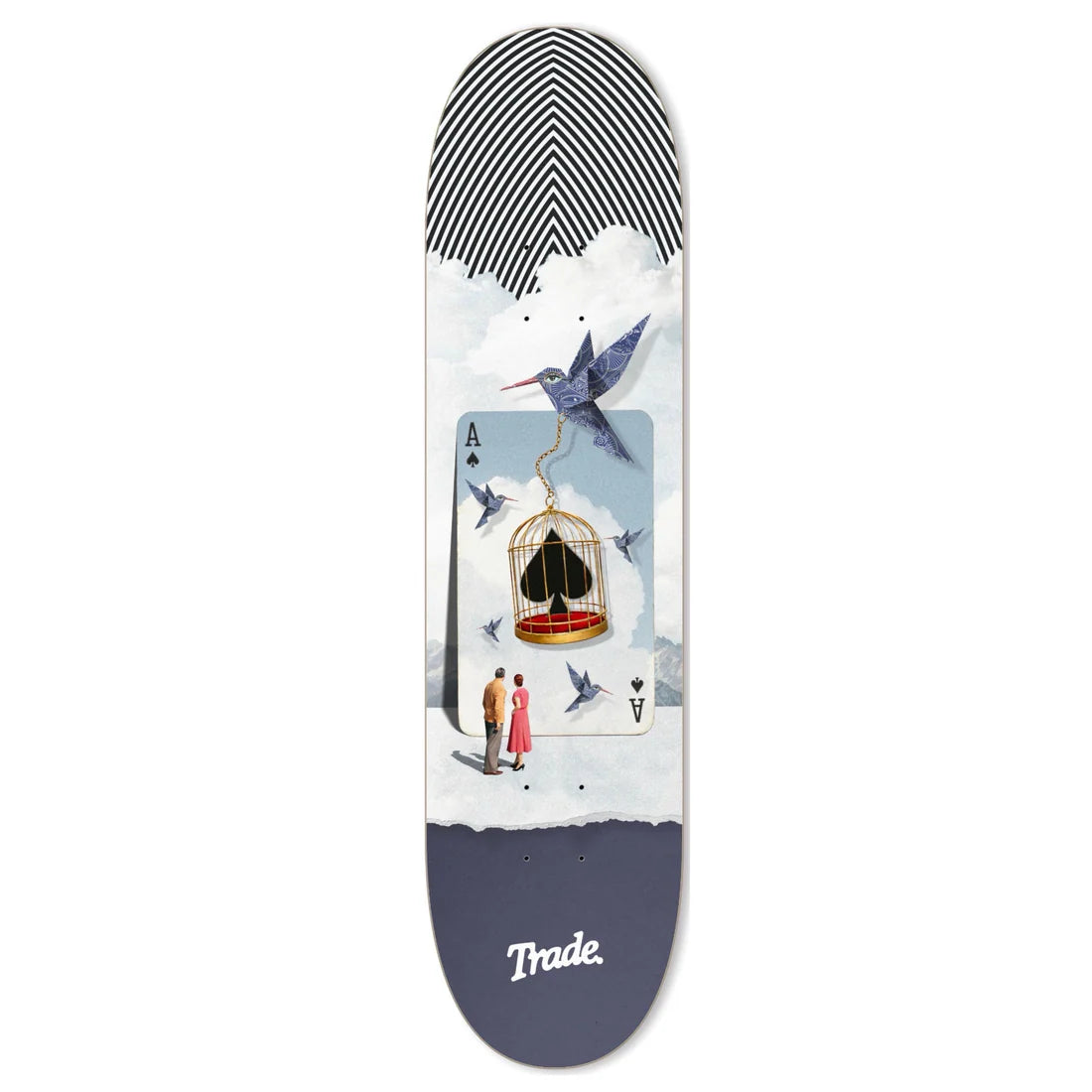 8.25" Trade Dealt Cards Skate Deck