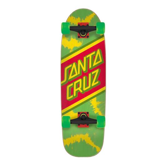 Rasta Tie Dye 8.79in x 29.05in Street Cruzer Santa Cruz