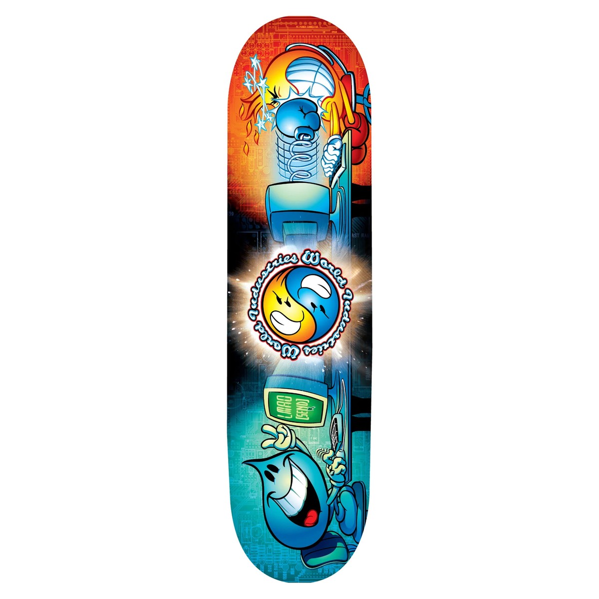 8.5” World Industries U Got Mail Skate Deck