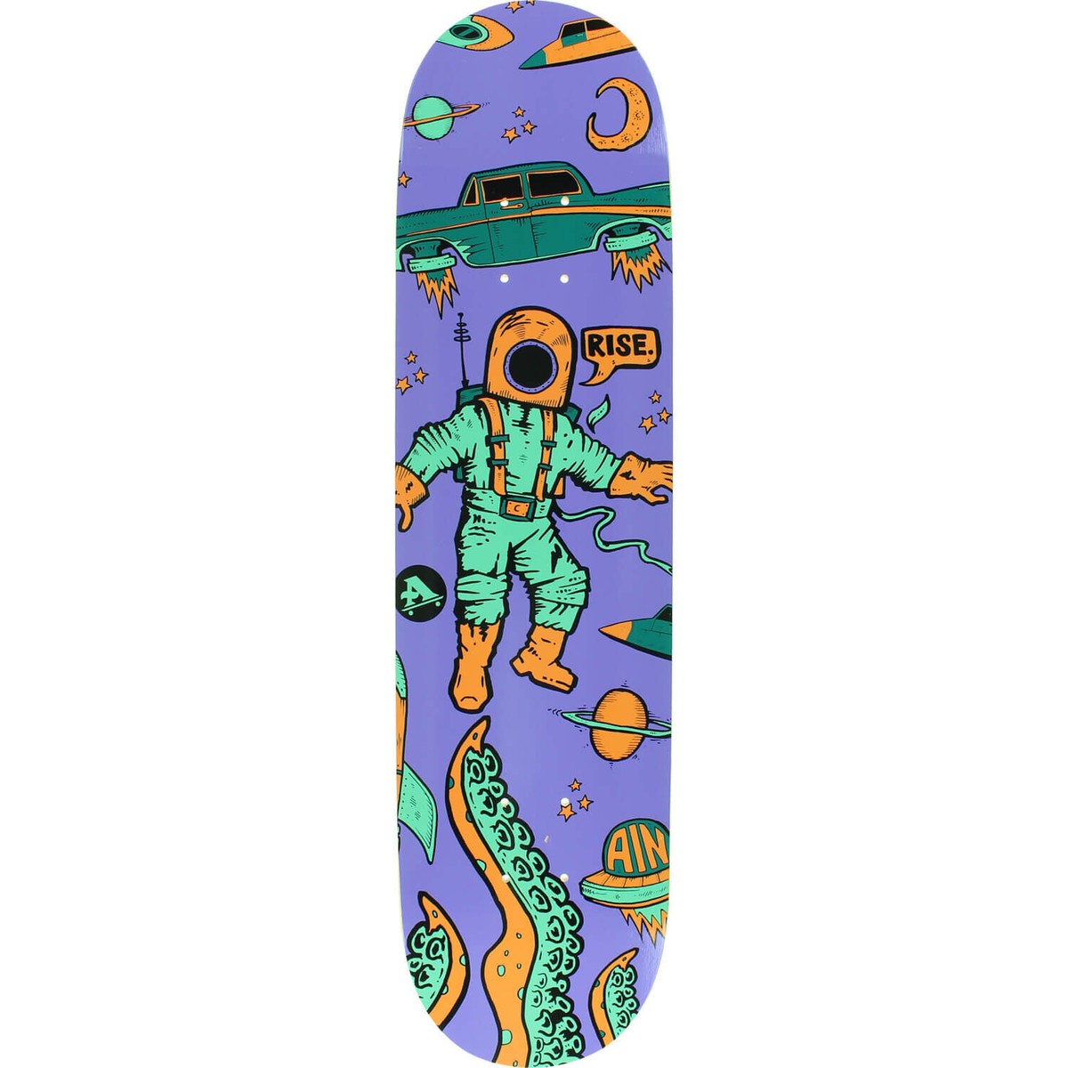 8.0” AIN Rise Skateboard Deck