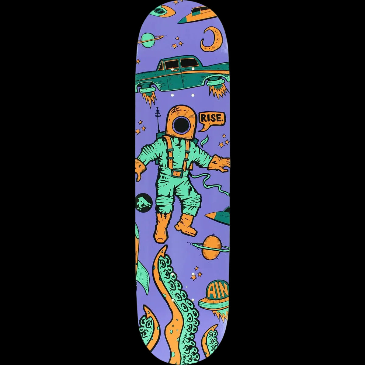 8.0” AIN Rise Skateboard Deck