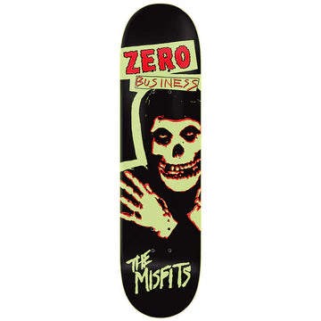 8.25" Zero x Misfits Business Skate Deck