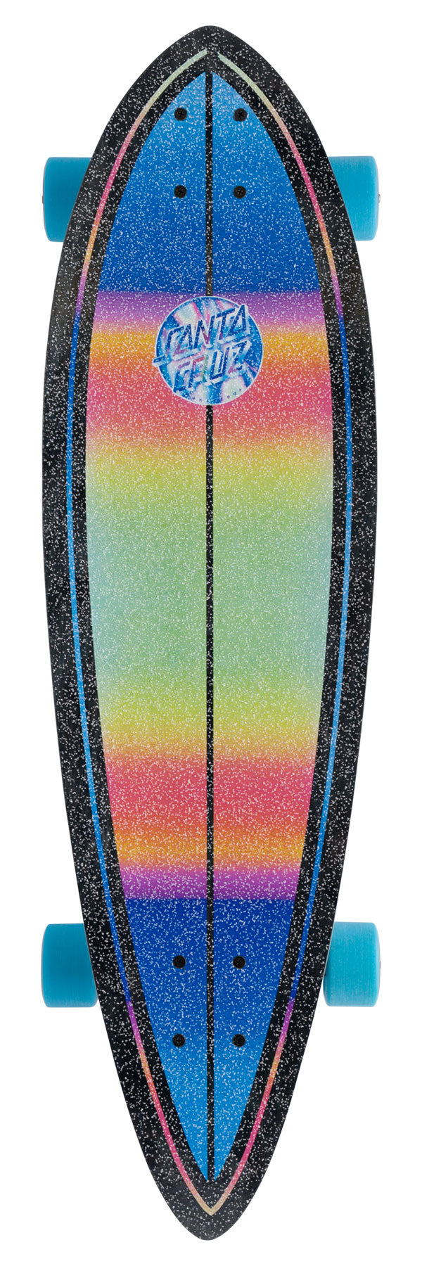 Iridescent Dot 9.20in x 33in Pintail Cruzer Santa Cruz