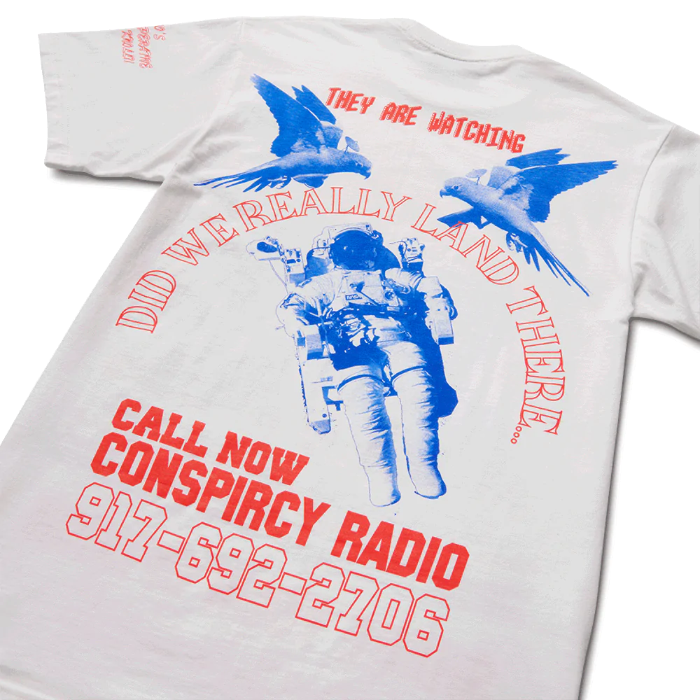 Call Me 917 Conspiracy Wht T-Shirt