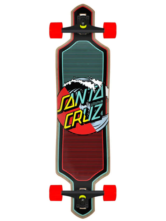 36" Santa Cruz Wave Dot Splice Drop Thru Longboard