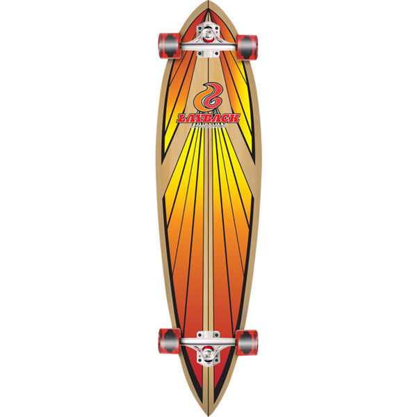 40" Layback "Soul Ride" Red Pin Tail