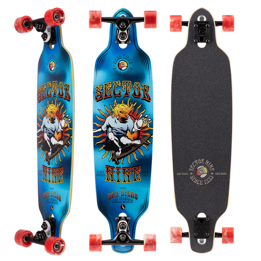 34" Sector 9 9er Mini Fractal Longboard