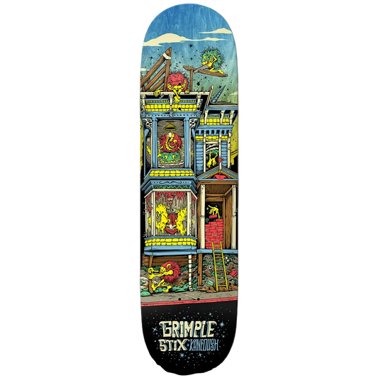 8.75" Anti-Hero Grimple Stix Kanfoush Victorians Skate Deck