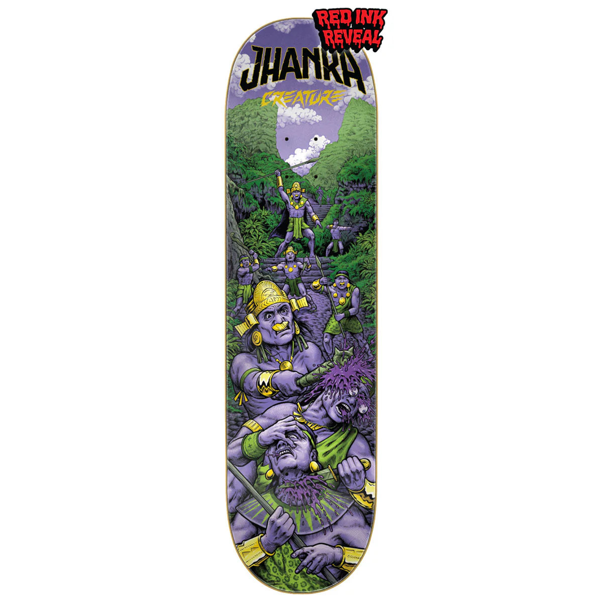 8.375" Creature VX Jhanka Warriors Skate Deck