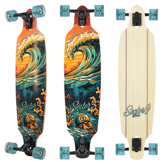 36" Sector 9 Flipside Fractal Longboard