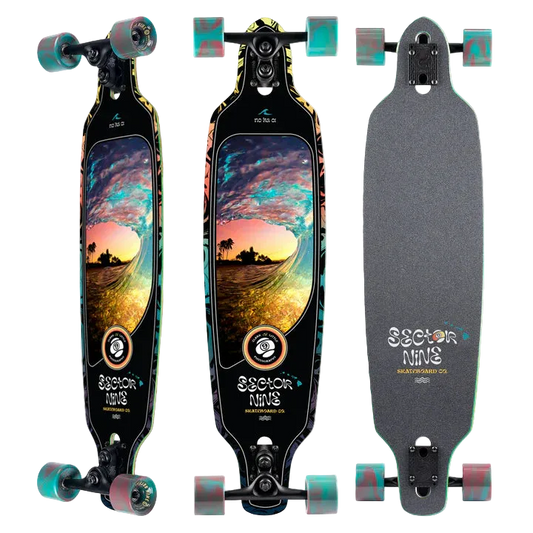 36.0" Sector 9 Fractal Shave Ice Longboard