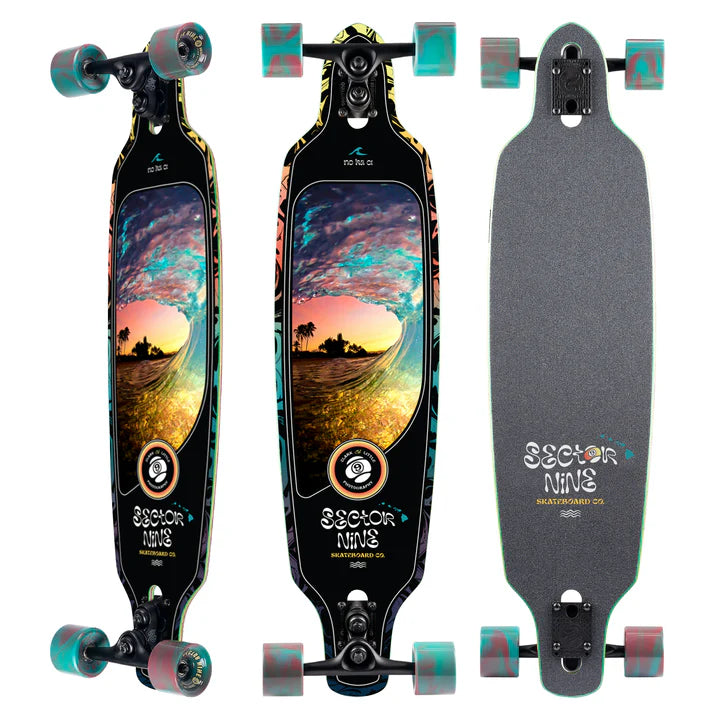 36.0" Sector 9 Fractal Shave Ice Longboard