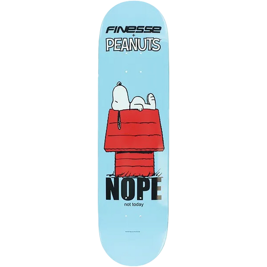 8.12" Finesse X Peanuts No Not Today Skate Deck