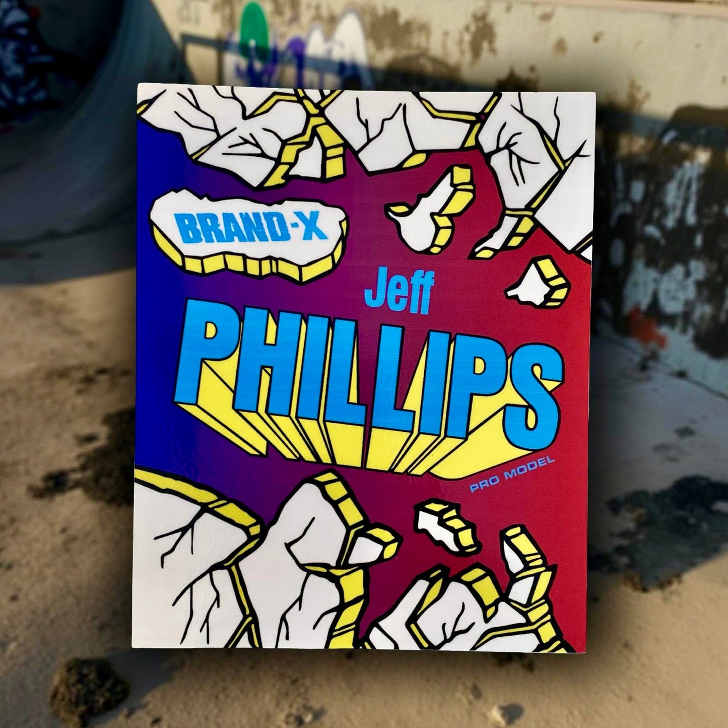 Jeff Phillips BIG Breakout Sticker 5.6"