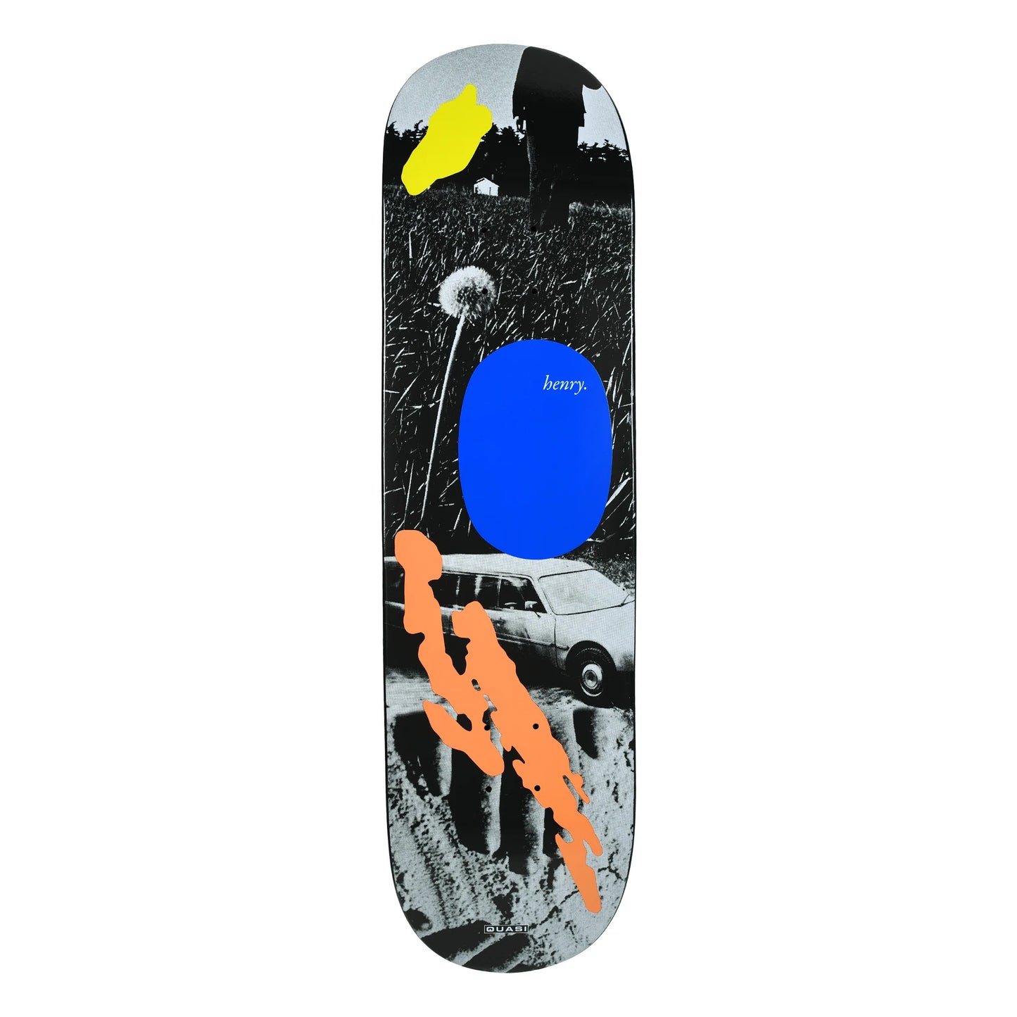 8.5" Quasi Lawnmower Skate Deck