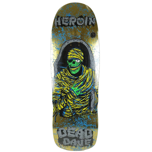 10.1" Heroin Dead Dave KO2 Mummy Skate Deck