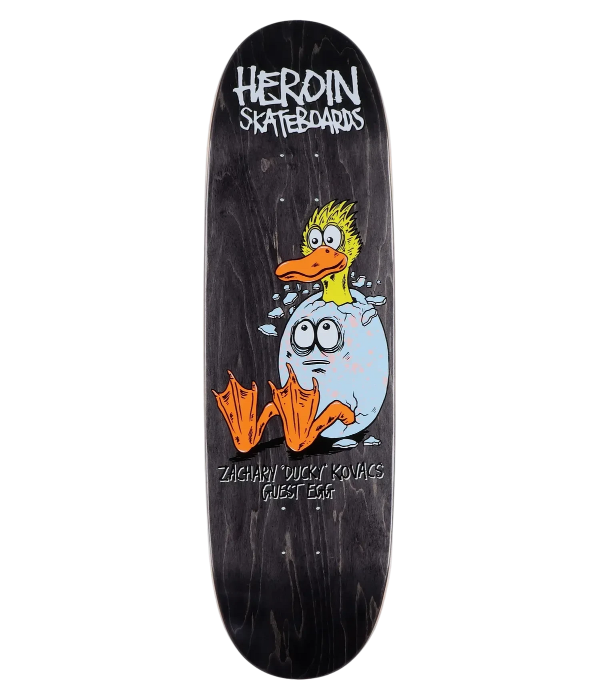 9.125" Heroin Kovacs Guest Egg Skate Deck