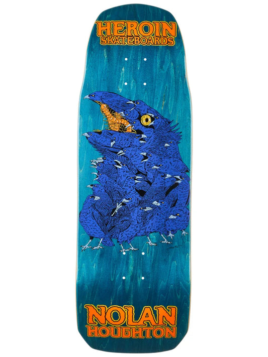 10" Heroin Nolan Crow Skate Deck