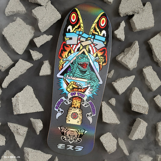 10.538” Santa Cruz X Godzilla Mothra Natas Skate Deck