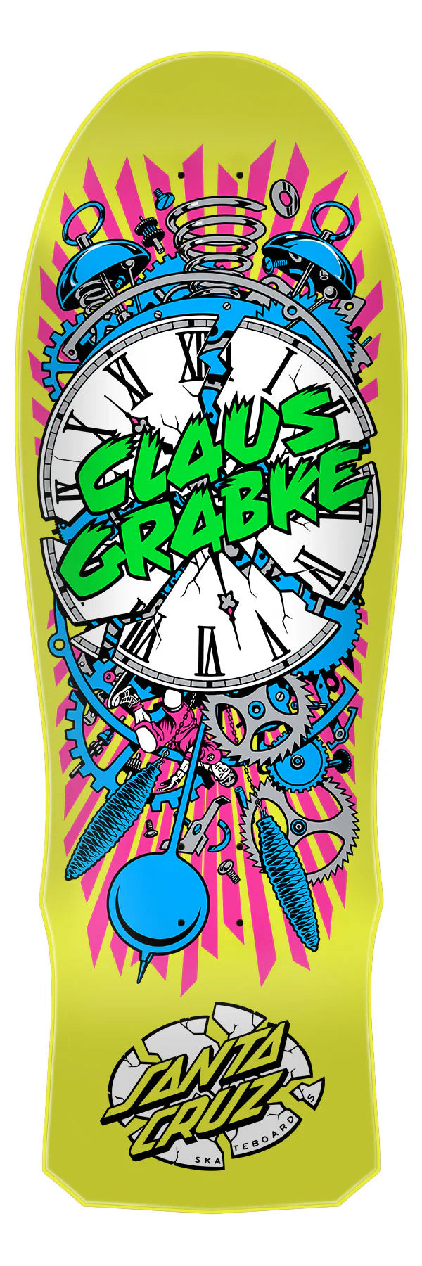 10.04” Santa Cruz Grabke Exploding Clock Reissue Deck