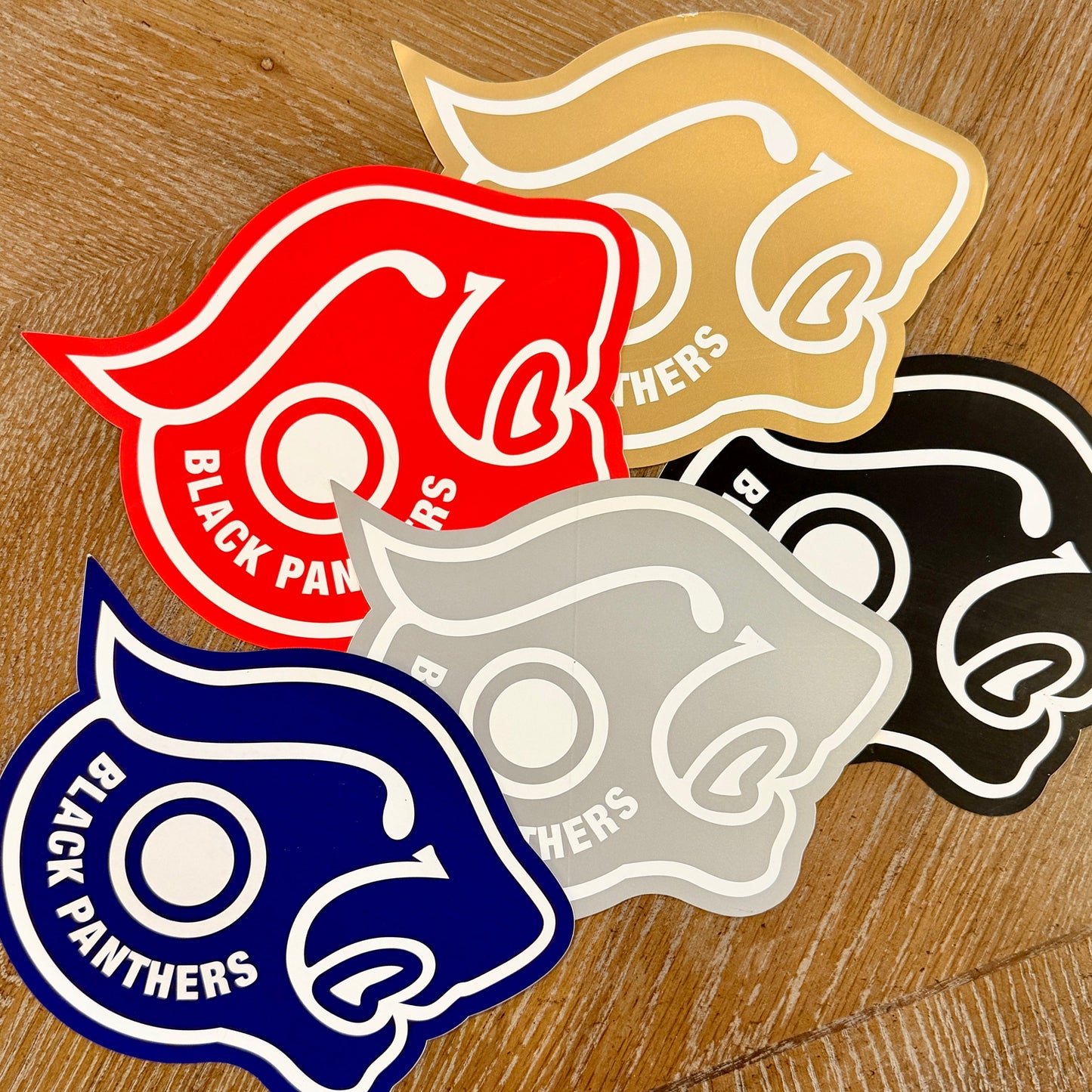 Black Panthers VINTAGE NOS Stickers 6”