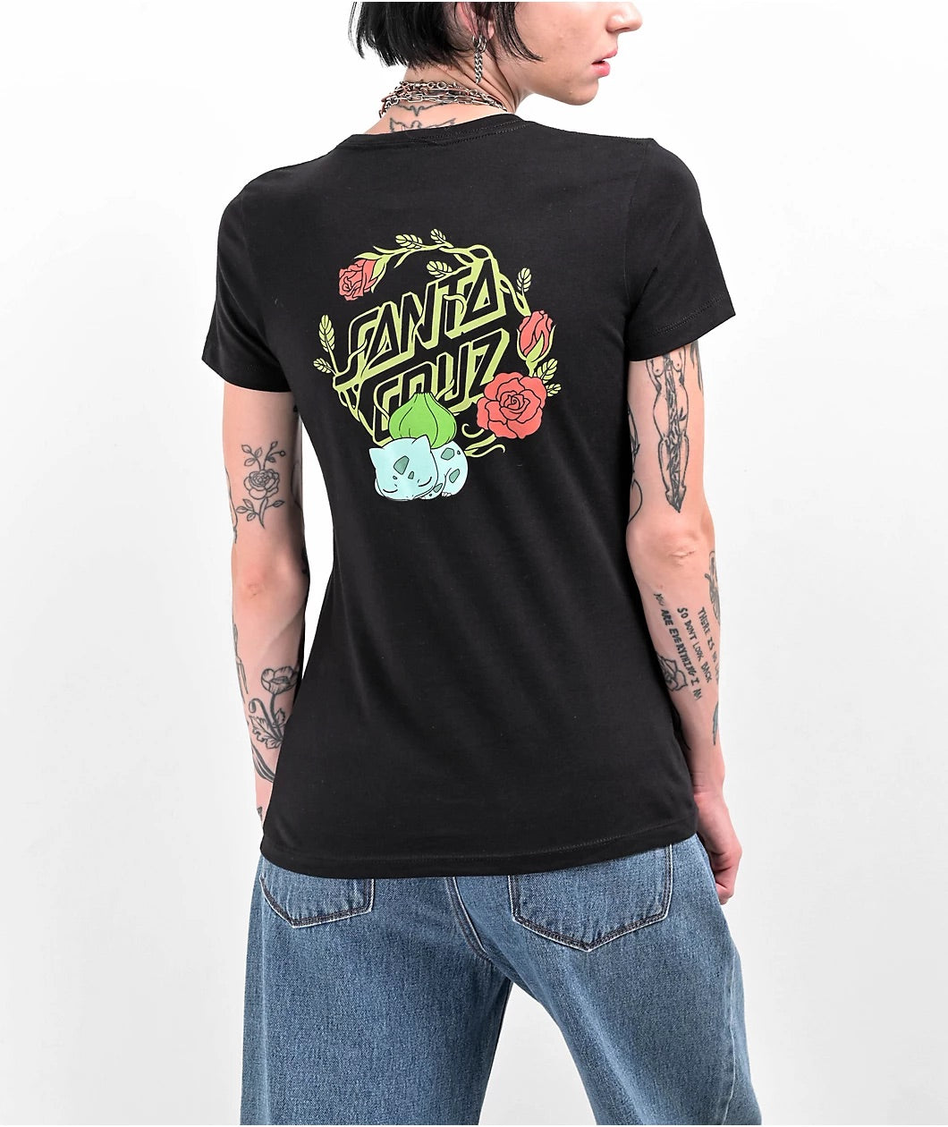 Santa Cruz & Pokémon Grass Type 1 Women's T shirt